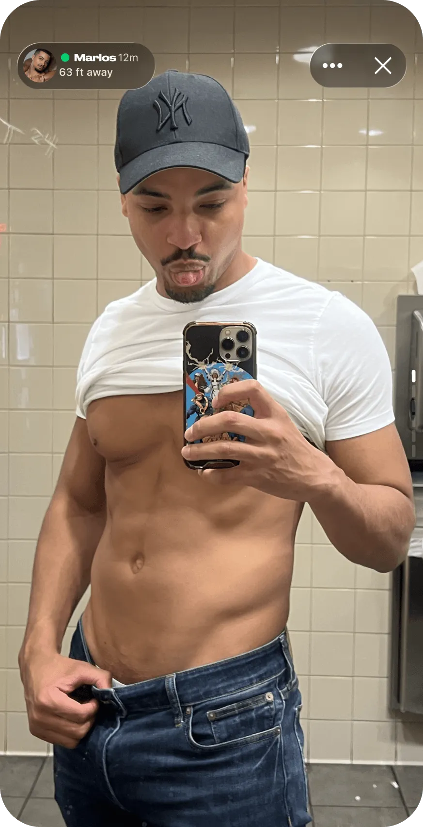 A member posting from outdoors